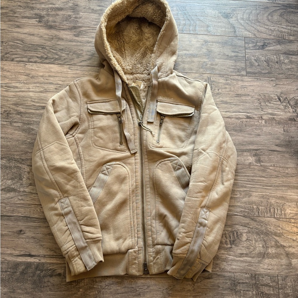 Diesel fur lined jacket